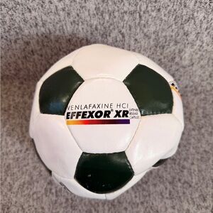 Rare Venlafaxine Effexor XR Soccer Ball Drug Rep Pharmaceutical Advertising READ